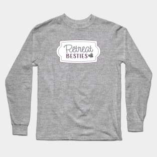 Retreat Besties Plum Gray Long Sleeve T-Shirt